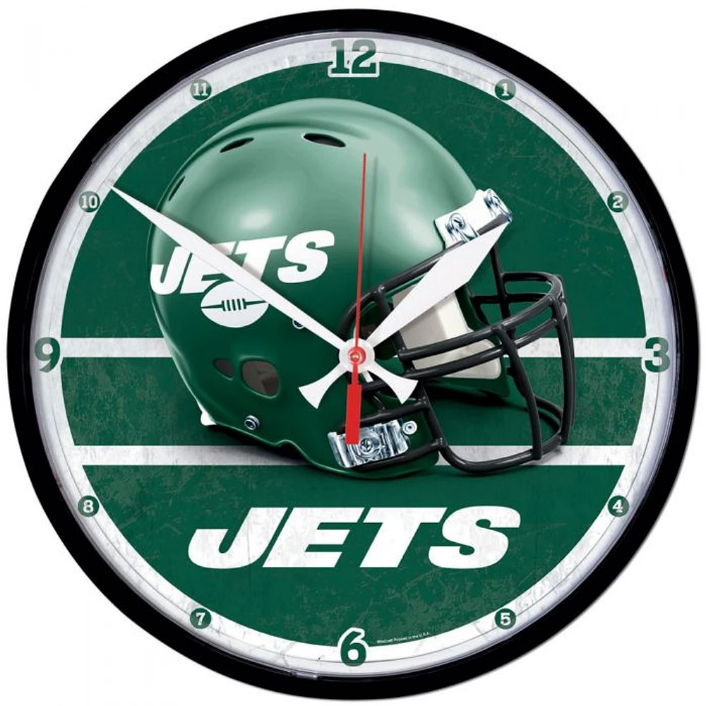 New York Jets Round Wall Clock 12.75"