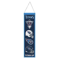 Tennessee Titans Evolution Wool Banner 8" x 32"