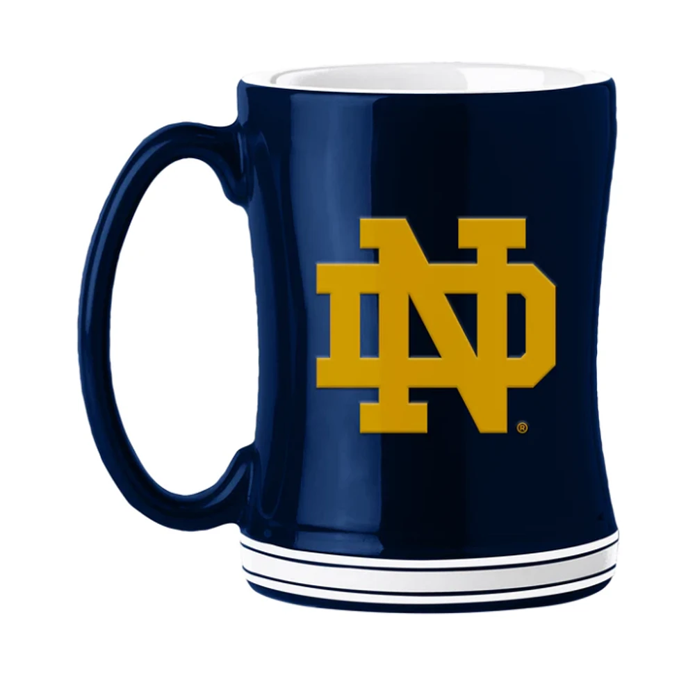 Notre Dame Fighting Irish 14 oz. Relief Mug