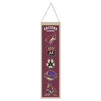 Arizona Coyotes Evolution Wool Banner 8" x 32"