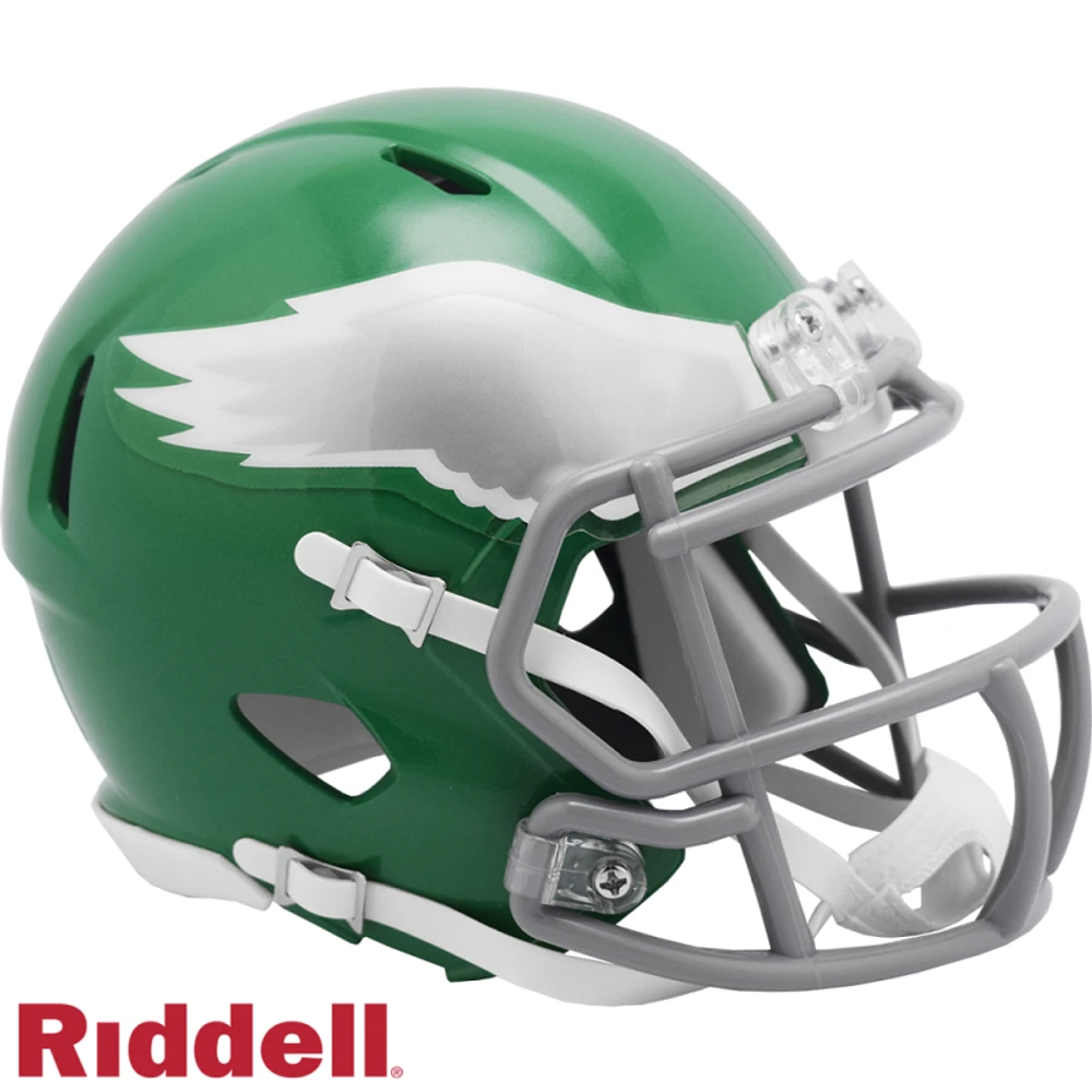 Philadelphia Eagles Kelly Green 2023 On Field Alternate Speed Mini Helmet