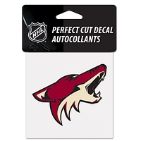 Arizona Coyotes Perfect Cut Colour Decal 4" x 4"