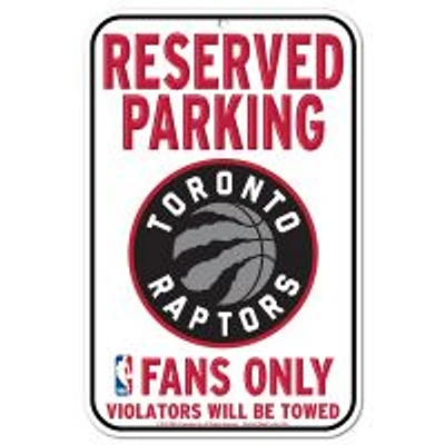Toronto Raptors Plastic Sign 11" x 17"