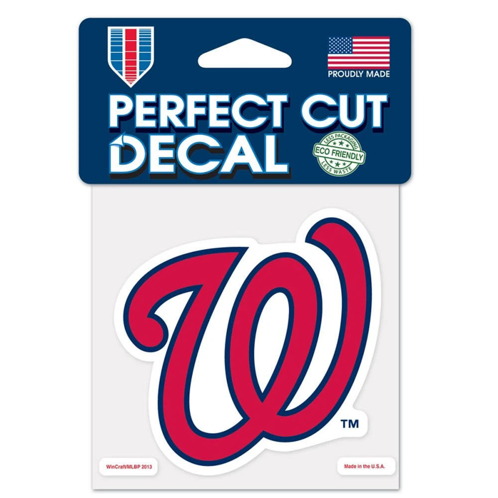 Washington Nationals Perfect Cut Colour Decal 4" x 4"