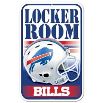 Buffalo Bills Plastic Sign 11" x 17"