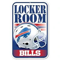 Buffalo Bills Plastic Sign 11" x 17"