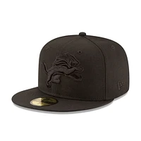 Detroit Lions Black on 59Fifty