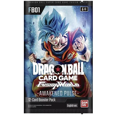 Dragon Ball Super - Fusion World FB-01 Awakned Pulse Booster Pack (Buy 2 Get 1 Free)