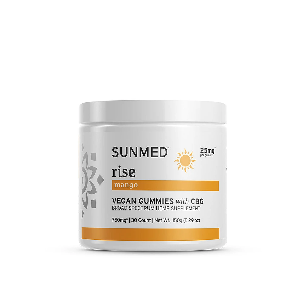 Broad Spectrum Rise CBG Gummies