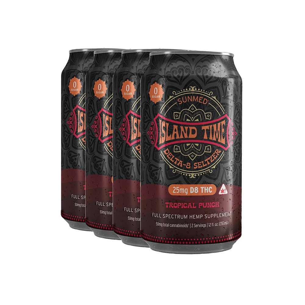 Above Island Time Delta-8 THC Seltzer
