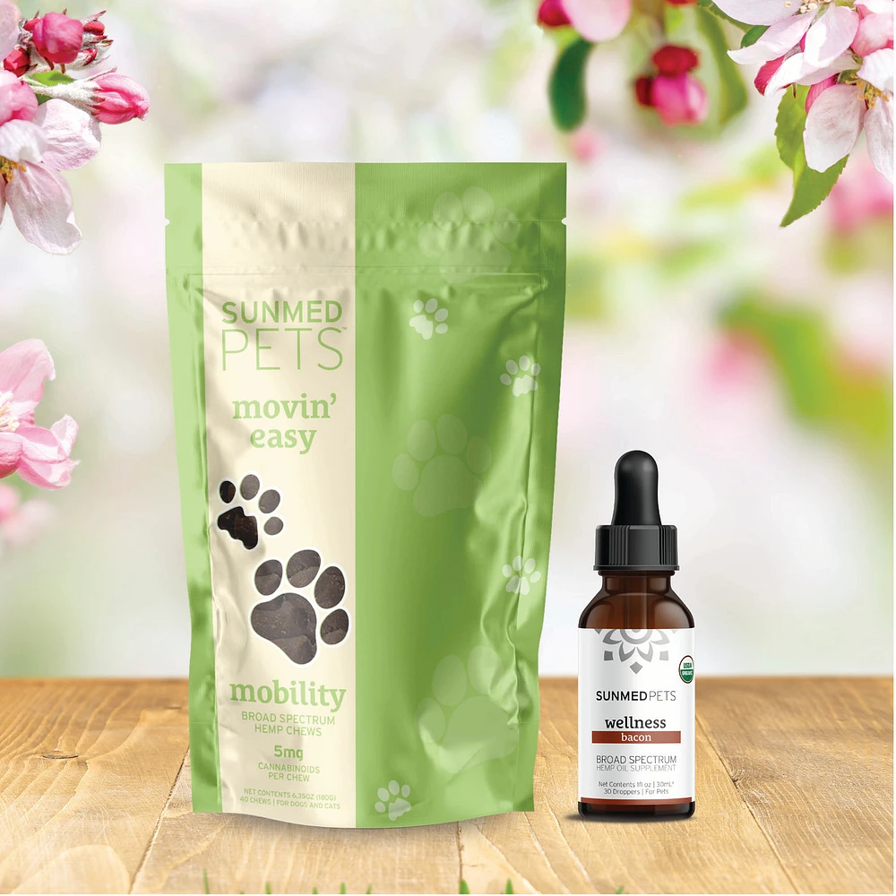 Movin' Easy Pet Chews + Pet Tincture Bundle
