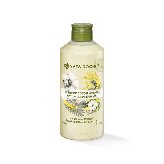 Relaxing Bath And Shower Gel - Cotton Flower Mimosa Ml