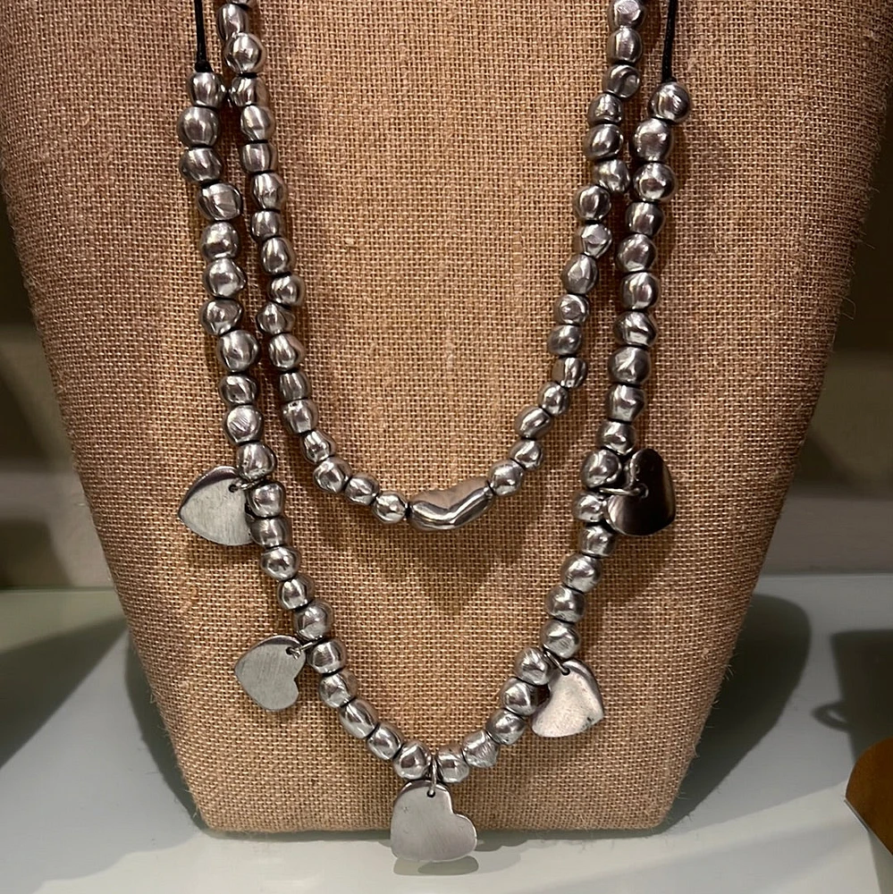 Vestopazzo aluminum heart necklace