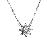 10 Carat of Diamonds "Snowflake" Pendant