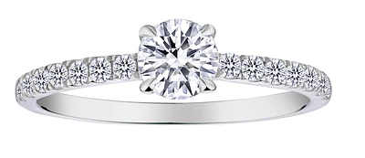 .75 Carat of Lab Grown Diamonds, 10kt White Gold.....................NOW