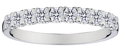 .50 Carat of Lab Grown Diamonds Band, Silver.....................NOW