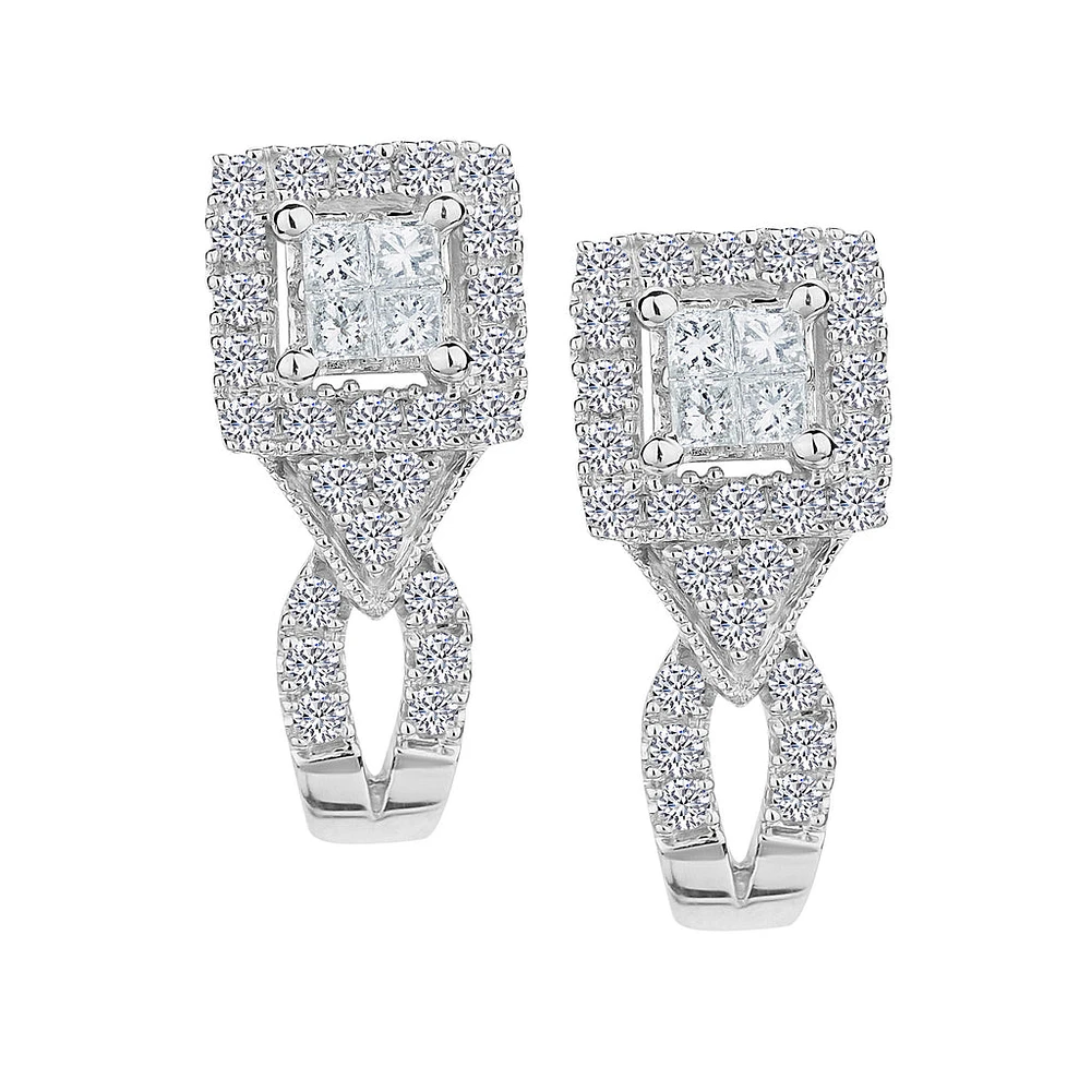 40 Carat of Diamonds Earrings