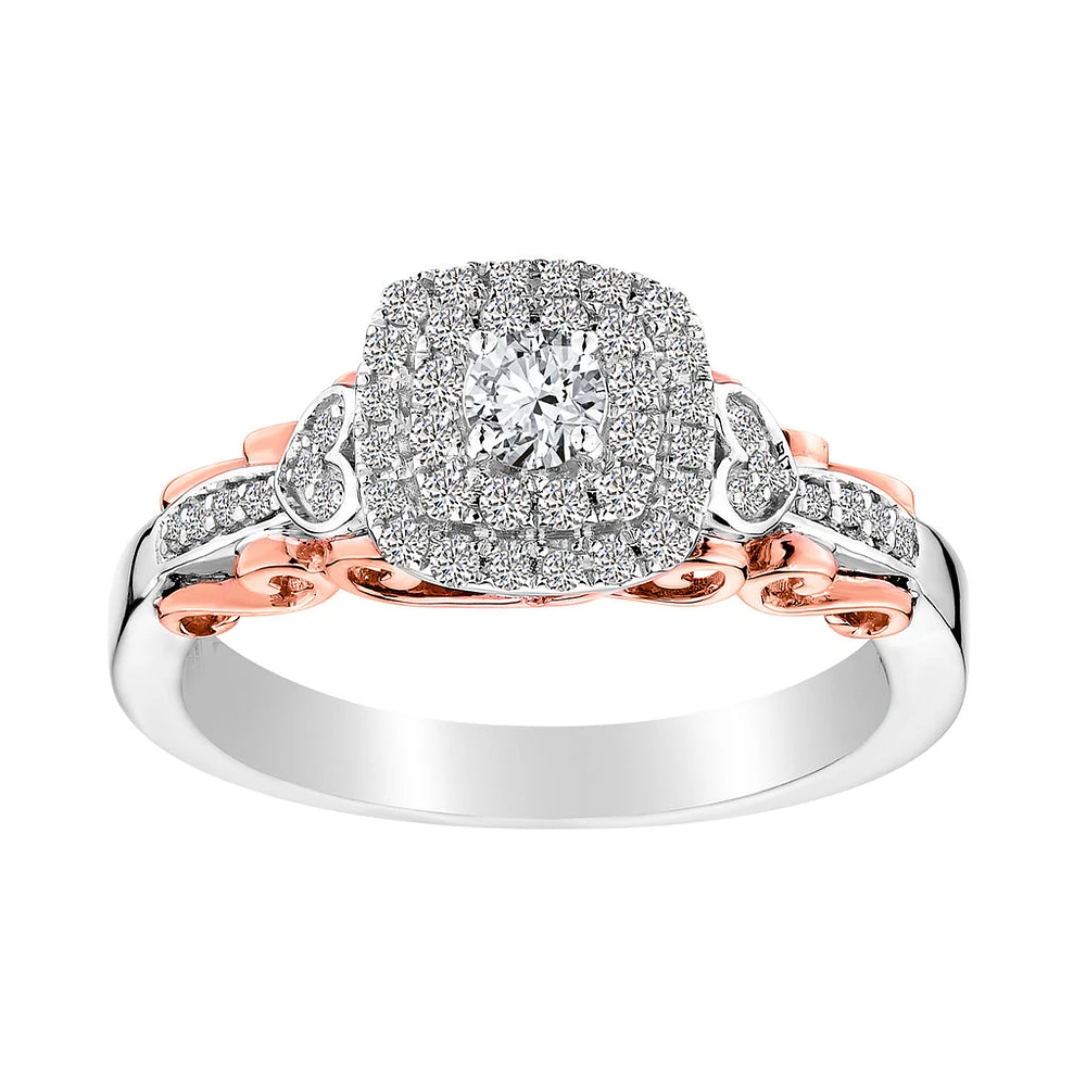 .40 Carat of Diamonds Ring, 10kt Two Tone...................NOW