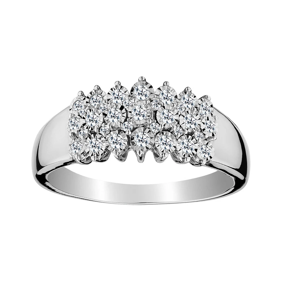 25 Carat of Diamonds "Stairway to Heaven" Ring
