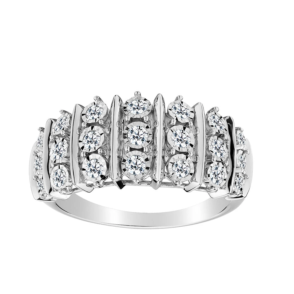 .50 Carat of Diamonds "Miracle" Ring, 10kt White Gold….....................NOW