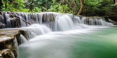 Renée Pehr - Waterfall, forest of Kanchanaburi, Thailand