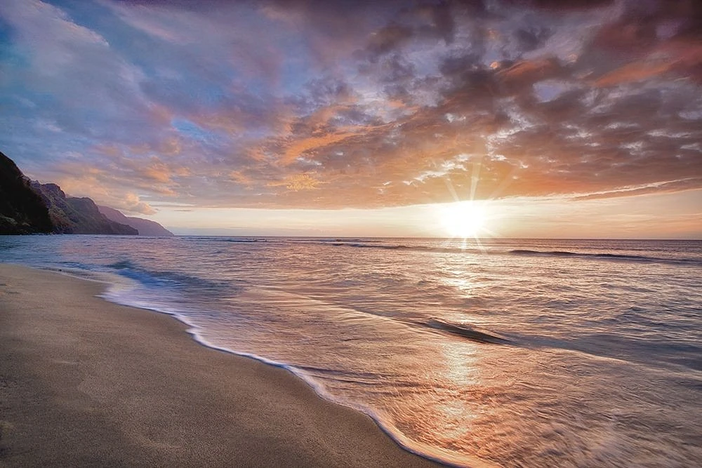 Dennis Frates - Kee Beach Sunset