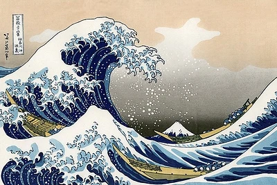 Hokusai Katsushika - The Great Wave Off Kanagawa