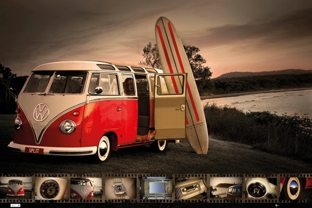 VW Kombi Surfboard