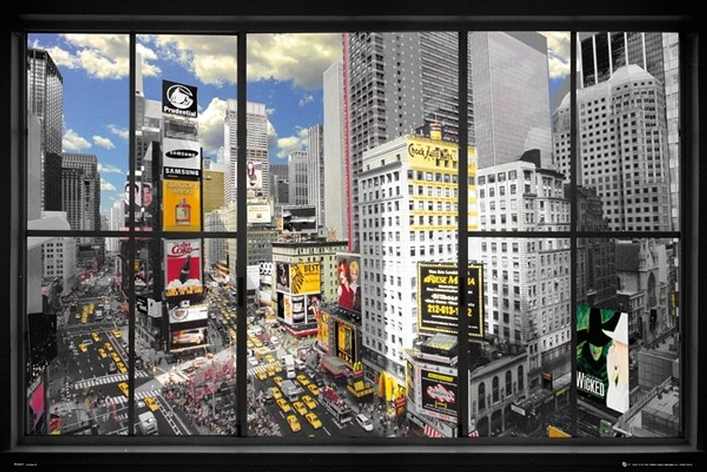 New York Window View 2