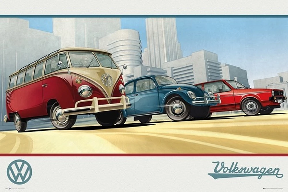 VW Camper Illustration