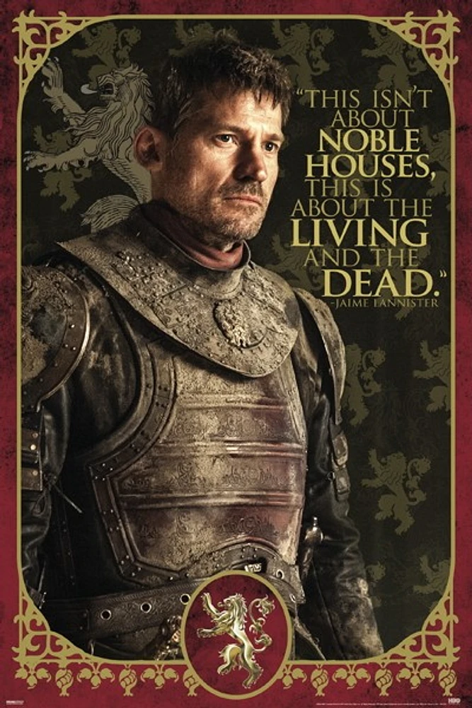 Game Of Thrones - Jaime Noble Houses