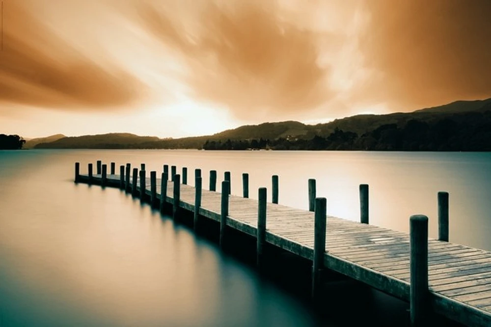 Wooden Landing Jetty - Color