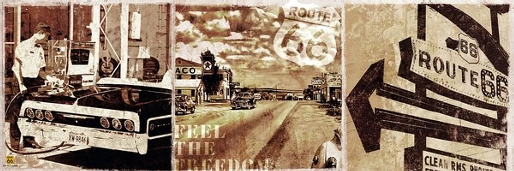 Route 66 Along The Road