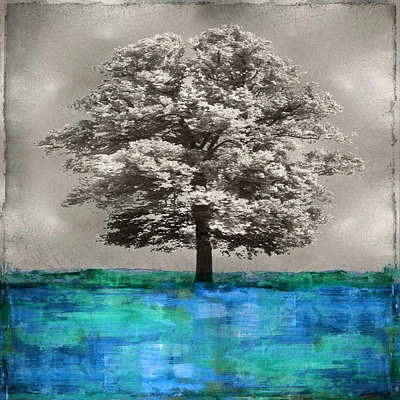 Eric Turner - Stately Blue on Silver
