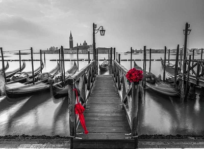 Assaf Frank - Umbrella Doges Palace archway, Venice