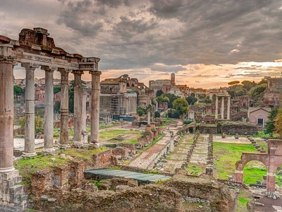 Assaf Frank - Ruins of the Roman Forum, Rome, Italy