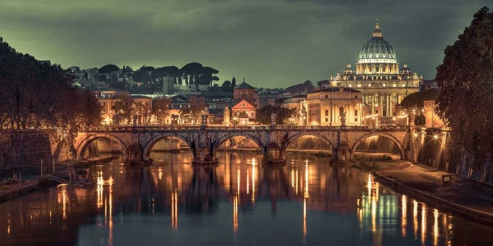 Assaf Frank - View of Basilica di San Pietro Vatican, Rome