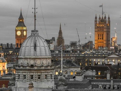 Assaf Frank - London cityscape with Big Ben and Westminster Abby