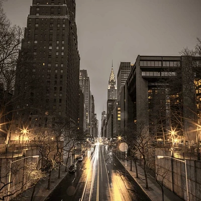 Assaf Frank - New York city skyline with Chrysler Building background