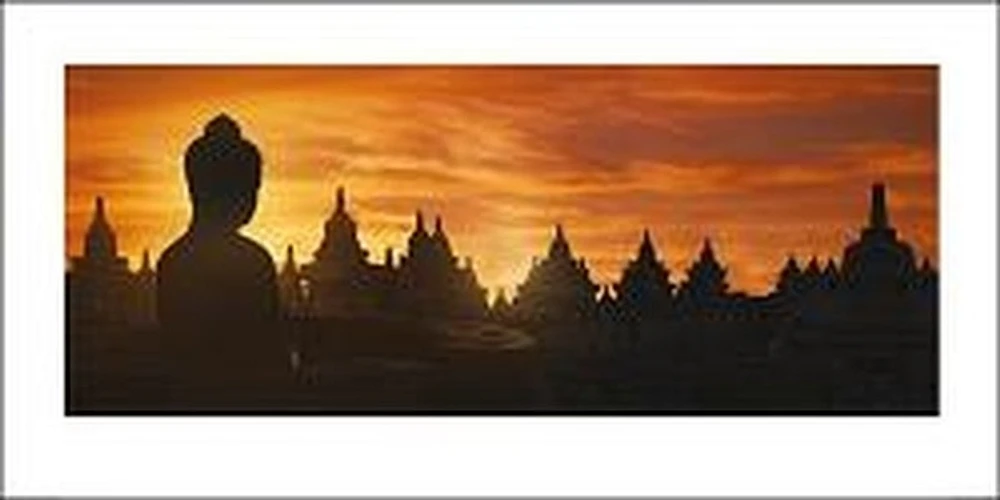 Ian Den Warenkorb - Golden Indonesian Silhouette