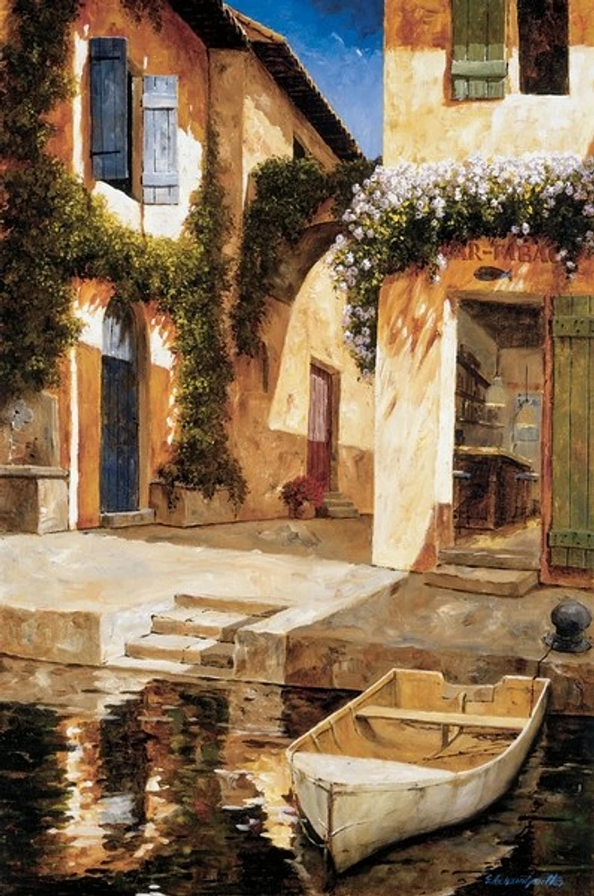 Gilles Archambault - Evening Dining At The Fountain