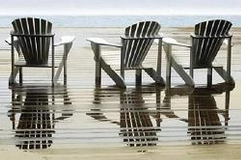 Adirondack Chairs by the Sea