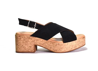 Malin Sandal Black Suede