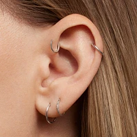 24k Endless Hoop 12mm Hypoallergenic Earrings | Rowan