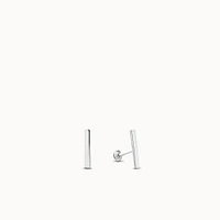14k Flat Back Bar Stud Hypoallergenic Earrings | Rowan