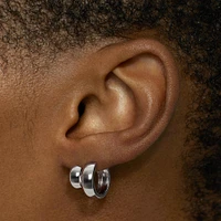 Chubby Huggies 10mm Hypoallergenic Earrings | Rowan