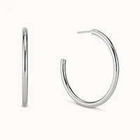 Tube Hoops 40mm Hypoallergenic Earrings | Rowan