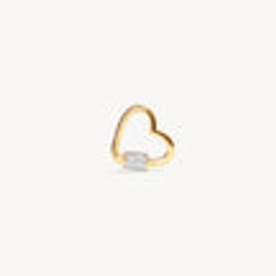 Heart Carabiner Twist Link Charm Holder