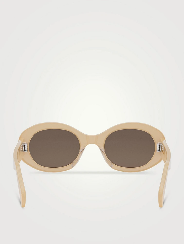 Triomphe Oval Sunglasses