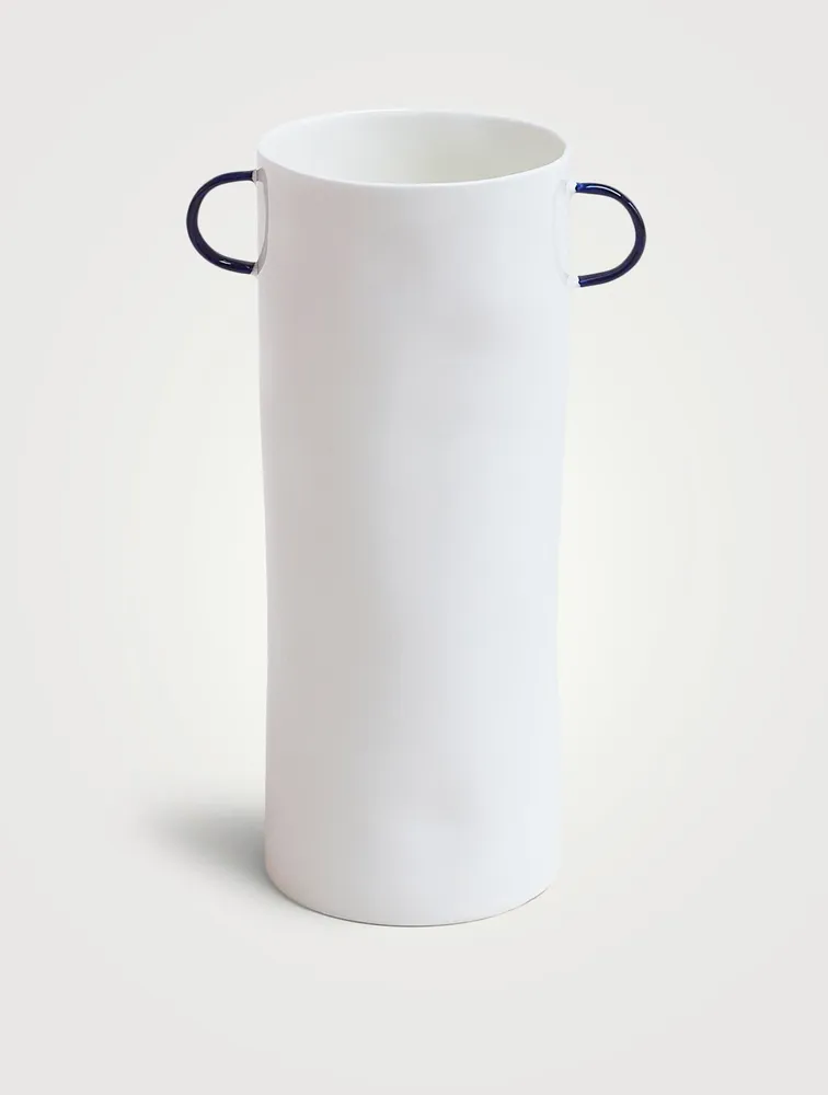 Fine Bone China Handled Vase